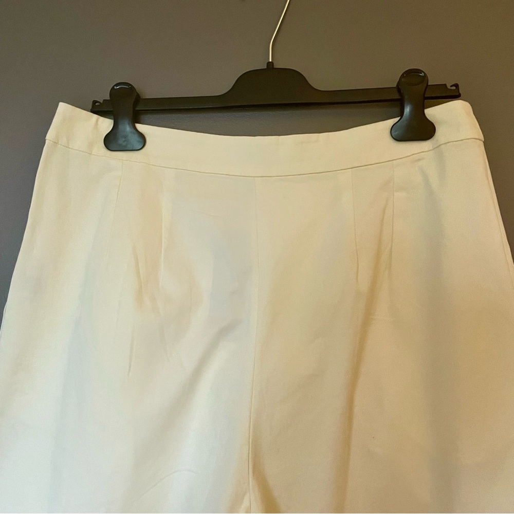 Anthropologie Du Paradis Cargo Cotton Chino Trousers Size 16 NWT Neutral Basic - Picture 8 of 15
